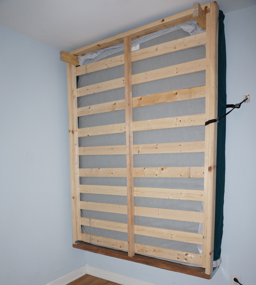 Murphy bed in closed position